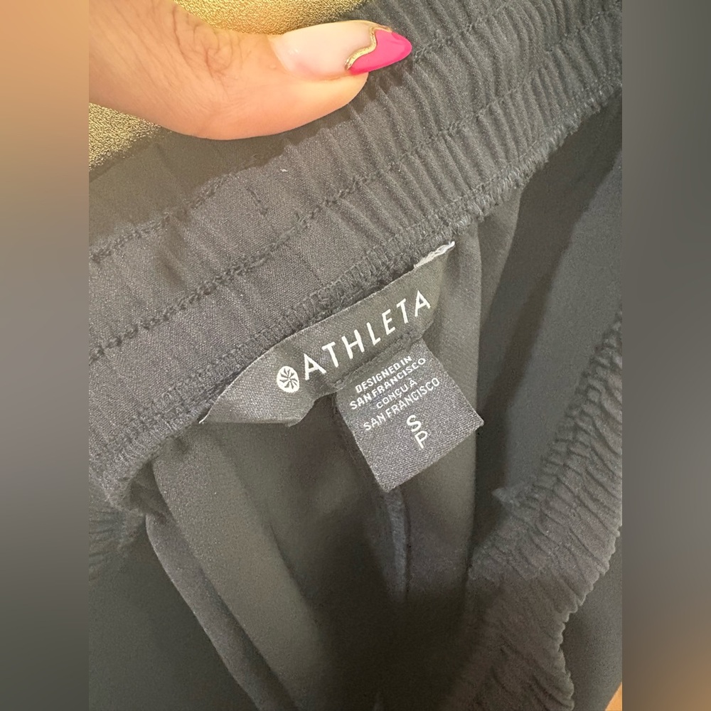 Athleta Black office Elastic-Waist Midi Skirt - Picture 7 of 7